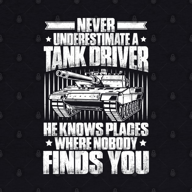 Tank Driver Tanker Panzer Tank Force Tanks Gift by Krautshirts